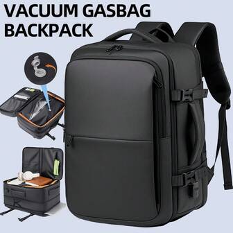 多功能气泵压缩背包，大容量真空压缩旅行背包，时尚又实用