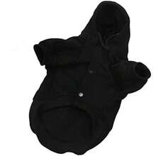 Gaorui Mono de Algodón con Capucha Camisetas para Perro Dog T-Shirt A7 6 8(L Negro) - Multicolor - Ver 2