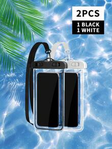 8/5/3/2/1 paquet d'étuis de téléphone étanches, sacs de téléphone universels étanches, essentiels pour les grandes piscines, sacs secs pour téléphone de plage, convenant aux smartphones, fêtes de Noël, cadeaux d'Halloween, maison, chambre, anniversaire, Nouvel An, accessoires, amis, cadeaux amusants, été, plage.