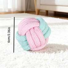 新款棉绳宠物玩具，现货供应：狗狗咀嚼绳套装、耐咬棉绳球、坚不可摧的狗狗玩具。 - 彩色 - 查看 11