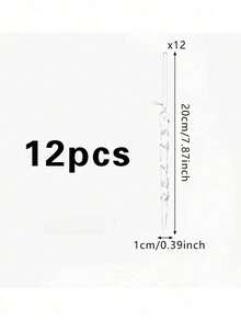 12 sztuk Boże Narodzenie Przezroczysty Sopel Wisiorek Dekoracja Choinki Linia Wisiorek Wiszące Ozdoby Choinkowe, Dekoracja Sceny, Dekoracja Pokoju, Dekoracja Domu, Dekoracja Okna Wisiorek, Dekoracja Imprezy Świątecznej