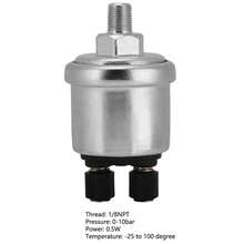 Sensor De Presión De Aceite De Generador Universal 0 A 10 Bares 1/8npt Sensor De Aceite Del Generador De Tapón De Inducción De Aceite Sensor de presión de aceite Presión de Aceite de - 1 - Ver 9
