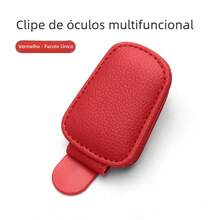 Novo Suporte Multifuncional para Óculos de Sol para Carro com Clip para Cartão, Porta-Bilhete, Fecho, Estojo para Caneta - Tamanho Único - Visão 11