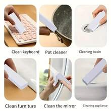 1 Shoe Cleaning Eraser Brush, Compact White Cleaning Tool, Sturdy And Reusable, Suitable For Sports Shoes, Boots, And Sneakers, Suitable For Home And Travel Use - 白色 - 查看 11