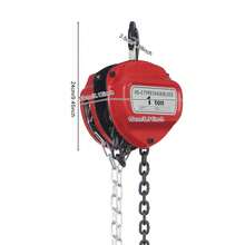YUNRUX Hand Chain Hoist, 1T Chain Hoist, Manual Chain Hoist - 紅色 - 查看 2