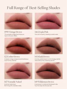 JOOCYEE Velvet Rouge Limited New Shades Lipstick Pencil, Matte Finish, Easy Application, Fashionable Autumn/Winter Brown Tones - 122 Umber Brown - View 4