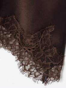 Seelio New Women's Fashion European And American Style Lace Decor Sexy Lingerie-Style Top