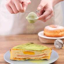 Stainless Steel Flour Sifter, Sugar Canister And Creative Tea Infuser - Perfect Kitchen Tools For Making Tea, Seasoning Dishes, Adding Ingredients To Hot Pot, Baking And Cooking - Silver - View 4