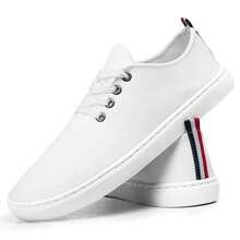 Men's Casual Stylish Lightweight And Durable Low-Top Sneakers Modern Design Year-End Release Lowest Price - 白色 - 查看 8