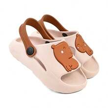 Papete Infantil Chinelo Nuvem Slide Capivara infantil Menina Menino Leve Confortável Escolar - Multicolorido - Visão 2