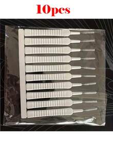 10 件迷你毛刷，用于清洁毛孔和电话孔，防堵塞淋浴喷头孔清洁刷，喷嘴刷，缝隙刷，多功能迷你清洁刷，除尘刷，盲点刷，清洁用品，清洁小工具 重返校园