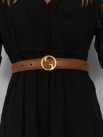 1pc Women's High-End Belt, Multi-Functional And Versatile Decorative Belt, Slimming And Flattering, Durable And Stylish, Suitable For Daily Commutes, Fashionable And .