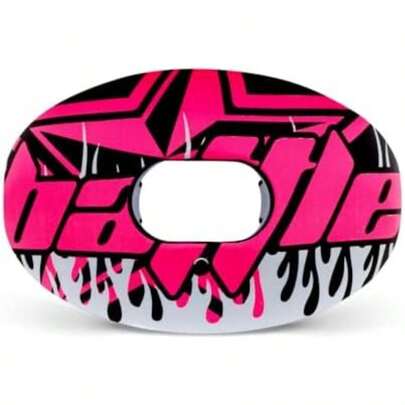 Battle Oxygen - Protector bucal de fútbol y deportes - Máximo oxígeno - Boquilla se ajusta a usuarios con o sin brackets - Protector de absorción que protege los labios y los dientes, edición limitada de camuflaje(Astro)