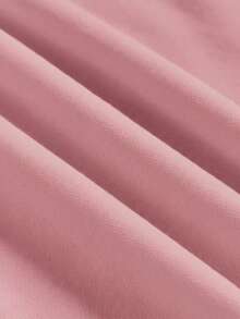 Sudadera con capucha gruesa para mujer de talla grande con estampado , de estilo casual y sencillo, adecuada para otoño/invierno - Rosa - Ver 3