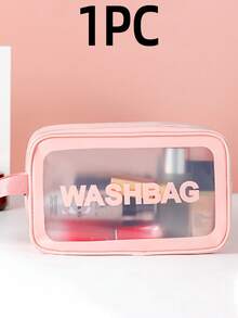 1 件化妆包、洗漱包、旅行收纳包、化妆品收纳包、适用于家庭、学校、宿舍、旅行、大容量女士化妆包、男士美容袋夏季旅行、度假居家浴室装饰节日化妆收纳浴室配件返校 - 彩色 - 查看 16
