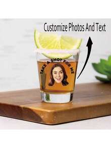 Customized Shot Glass With Picture, Custom Birthday Shot Glasses, Funny Shot Glasses, Personalized Face Party Favors, Shot Glass With Face - Multicolor - View 22