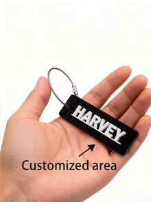 Customized Acrylic 3D Name Tag Keychain - Personalized Backpack Label | IP65 Waterproof And Shock-Resistant | Multi-Scene Accessory, Suitable For Lunch Box, Luggage And Diaper Bag (Halloween And Christmas Gift Edition) - Style 16 - View 7