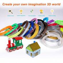 PLA Printing Filament, Diameter 1.75mm, PLA 3D Printing Replacement Refill For 3D Printing Pen DIY Doodle Painting Creation - Multicolor - View 8