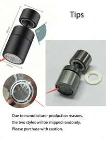 Đầu vòi sen bếp hai chế độ mới, có bộ lọc, xoay 360° điều chỉnh được, chống bắn nước, bộ tạo bọt cho vòi chậu rửa nhà bếp, phụ kiện trang trí phòng tắm mùa thu. - Nhiều màu - Xem 9