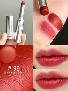 MAC M.A.C Locked Kiss™ 24hr Lipstick "Moisturizing Glow Skin," "Perfect For Everyday Makeup," "Non-Sticky," "Low Color Fade," "Intense Shine & Pigment," "Long-Lasting Through Meals," "Perfect For Weddings/Events," "Hydrating For Dry Climates," "100% Authentic"#99 Extra Chili - #99 Extra Chili - View 2