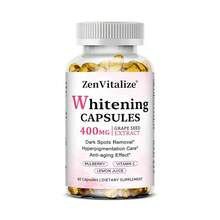 Collagen Peptide Whitening Capsules - Contains Vitamin C, Vitamin E, Grape Seed Extract To Support Whitening And Anti-Aging2025 - 60 viên - 1 chai - Xem 11