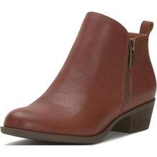 Women's Basel Ankle Bootie - Fashionable Footwear - Brownstone - View 8