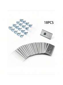 [LUBO AWD Replacement Blade Kit] 9/18/30pcs Stainless Steel Double Hole Blades Compatible With 5000/3000/1000 Models, Includes Matching Screws - Multicolor - View 11