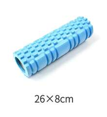 Textured Hollow Foam Massage Roller, Deep Tissue Muscle Relaxer For Yoga & Fitness, Exercise Support Training Companion For Home & Gym Use (Purple) - 藍色 - 查看 11
