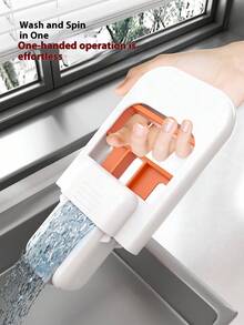 1pc Brand New Multi-Functional Mini Handheld Mop - The Ultimate 2-In-1 Handheld Mop For Dusting, Washing, Drying, And Polishing Any Surface. Retractable, Wet And Dry Use. - Desktop Cleaning Mop - Mini Folding Handheld Duster - Multicolor - View 7