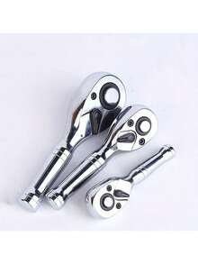 72-Tooth High Torque Ratchet Wrench, Professional Short Handle Repair Tool, Dual Direction Quick Tightening, Suitable For Various Flywheel Sockets, Essential For Auto Repair And DIY - Multicolor - View 1