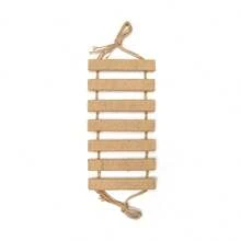 1pc Hanging Sisal Cat Climbing Ladder, 50cm/100cm Length Natural Pine Wood Sturdy Cat Wall Scratching Ladder, Max Load 12kg (26lb), For Playing, Climbing And Scratching - Apricot - View 10