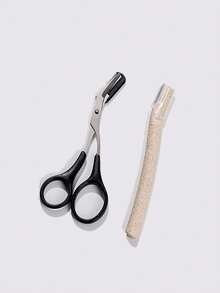 1pc Eyebrow Trimmer, Stainless Steel Eyebrow Hair Remover Groomer For Women & Men, Beauty Makeup Tool,Makeup,Cheap,Room Decor,Vanity,Travel,Bedroom,Makeup Accessories,Cheap,Stocking Stuffers,Makeup,Makeup Tools,Cheap Stuff,Gifts,Gifts For Women,Christmas Gifts