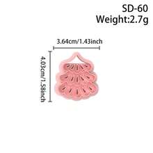 Christmas Tree Series Polymer Clay Cutter - Holiday Party Kit For Jewelry Making, Plastic, Festive Crafting Supplies, Christmas Decorations, Christmas Cookie Cutter, Gingerbread Cutter, Gingerbread Mold, Cookie Cutter, Christmas Craft Supplies, Christmas