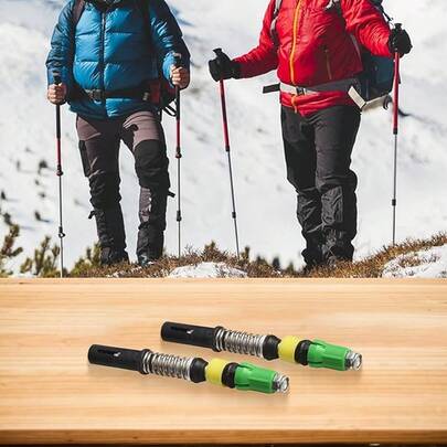 Sistema de bloqueo interno para bastones de senderismo, paquete de 5 diseñado para reducir las articulaciones (para tubo de 14 mm)