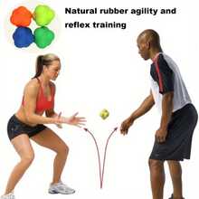 6pcs Hexagon High Bounce Reaction Balls, For Hand-Eye Coordination Training, Improve Reaction Time, Agility And Focus, Suitable For Sports, Exercise, Fitness Equipment, Durable Grip Design - Multicolor - View 3