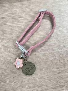 Collar personalizado para gato, collar de pana suave para gato con colgante de campana y placa de identificación, nombre de mascota y número de teléfono personalizables, collar anti-pérdida para gato - Multicolor - Ver 12