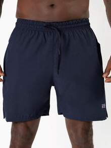 Logo Compression Shorts - Navy Blue - View 3