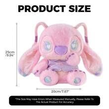 Miniso 1件迪士尼史迪奇系列新款中国风梦幻天使坐姿摆件（甜香） - 传统与现代设计的融合 - 粉色 - 查看 10