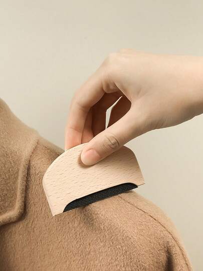 Manual Wool Lint Remover, Beechwood Lint Brush, Sweater Defuzzer, Cashmere Comb, Wool Coat Lint Remover, Fabric Lint Remover Tool, Wooden Handle, No Electricity Required, Suitable For Wool Coats And Sweaters