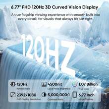 Realme 14 Pro 解锁手机 8GB+256GB / 12GB+512GB 全球版，AI 5G LTE，安卓 15 智能手机，联发科 D7300E 处理器手机，6000mAh 长寿命电池，45W 快速充电 - 白色 - 查看 3