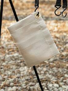 1pc Camping Flame Resistant Cloth Flame Retardant Thermal Insulation Mat Blanket Glass Coated Thermal Insulation Pad Outdoor Fire Blanket Camping Fire Resistant Mat, High Temperature Retardant Picnic Mat - Khaki - View 4