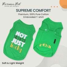 Parisian Pet T-Shirt, X-Small(Mediano Verde) - Multicolor - Ver 3