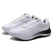 Under Armour 男女通用减震、回弹、稳定、轻便运动鞋，适合旅行、户外活动、跑步、徒步和休闲穿着。建议选购大半码至一码的尺码。3027378-101 - 白色 - 查看 3