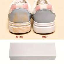 1 Shoe Cleaning Eraser Brush, Compact White Cleaning Tool, Sturdy And Reusable, Suitable For Sports Shoes, Boots, And Sneakers, Suitable For Home And Travel Use - 白色 - 查看 8