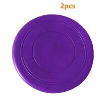 1pc/2pcs/3pcs/5pcs Soft Non-Slip Dog Flying Disc Silicone Game Frisbeed Anti-Chew Dog Toy Pet Puppy Training Interactive Funny Dog Supplies Random Color - Multicolor - View 16