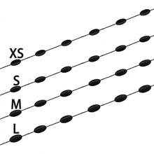 YOTO Topes de goma, tapón de cuentas de pesca de cilindro negro y tope de flotador de pesca 6 en 1 para aparejos de pesca de agua salada o agua dulce - Forma ovalada-L - Ver 11