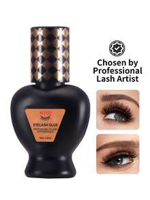 1pc Professional Eyelash Extension Glue, Super Holding, Waterproof, Low Allergy, 1 Second Quick Drying, Low Smoke, Extend Lashes, Professional Eyelash Extension Glue, Lasts Over 7 Weeks, Suitable For Semi-Permanent Extension/Professional Eyelash Products, For Eyelashes (10ml Black)
