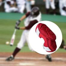 THJOPOKEEL Guardia del Codo Compacto para béisbol y softbol,Equipo de protección del antebrazo para la práctica - Rojo - Ver 6