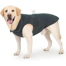 Chaleco Polar para Perro, Suéter Cálido, Chaqueta Polar, Abrigos de Invierno con Ropa Reflectante para Clima Frío(Dark gray 2XL) - Multicolor - Ver 2