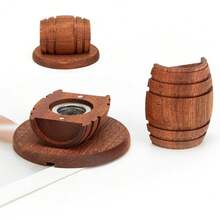 1 Set Cocktail Smoker Kit - 6 Flavors Wood Chips Infuser For Whiskey, Cocktails, Wine, Meats And Cheese - Perfect Gift For Dad - Apricot - View 3